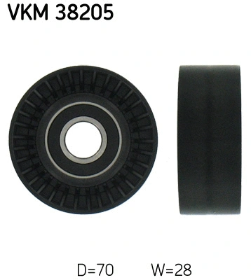 Deflection/Guide Pulley, V-ribbed belt (VKM 38205)