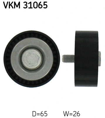 Deflection/Guide Pulley, V-ribbed belt (VKM 31065)