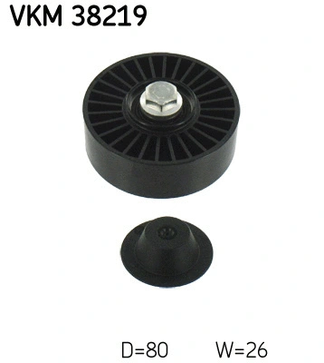 Deflection/Guide Pulley, V-ribbed belt (VKM 38219)