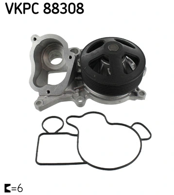 Water Pump, engine cooling (VKPC 88308)