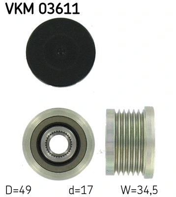 Alternator Freewheel Clutch (VKM 03611)