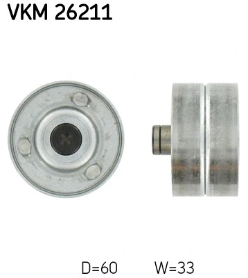 Deflection/Guide Pulley, timing belt (VKM 26211)