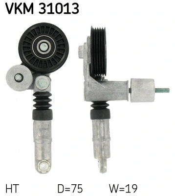 Tensioner Pulley, V-ribbed belt (VKM 31013)