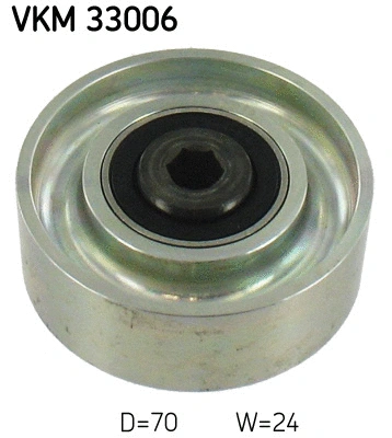 Deflection/Guide Pulley, V-ribbed belt (VKM 33006)