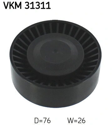 Deflection/Guide Pulley, V-ribbed belt (VKM 31311)