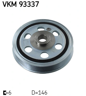 Belt Pulley, crankshaft (VKM 93337)