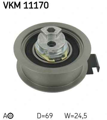 Tensioner Pulley, timing belt (VKM 11170)