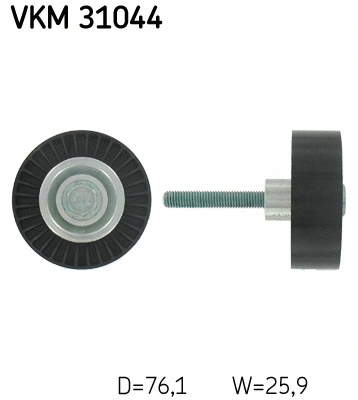 Deflection/Guide Pulley, V-ribbed belt (VKM 31044)