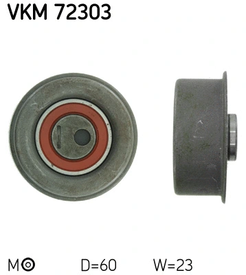 Tensioner Pulley, timing belt (VKM 72303)