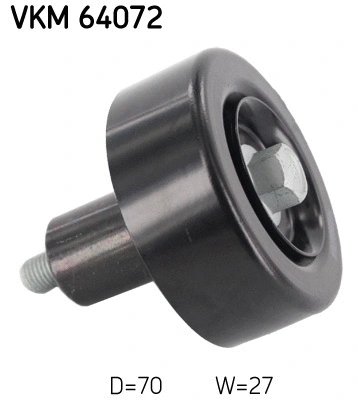 Deflection/Guide Pulley, V-ribbed belt (VKM 64072)