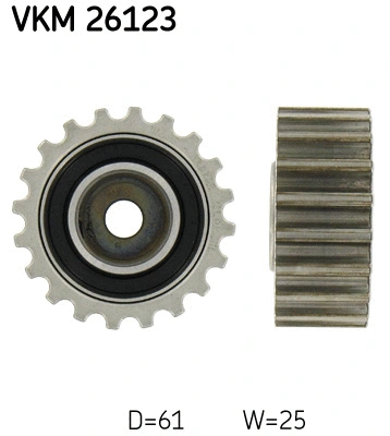 Deflection/Guide Pulley, timing belt (VKM 26123)