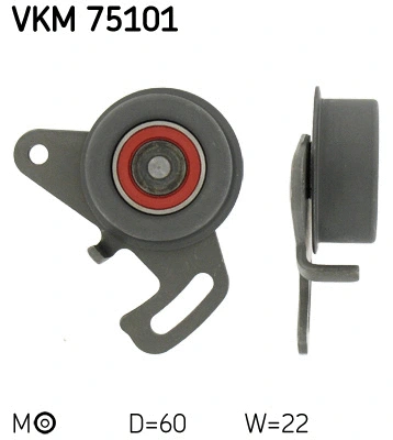 Tensioner Pulley, timing belt (VKM 75101)
