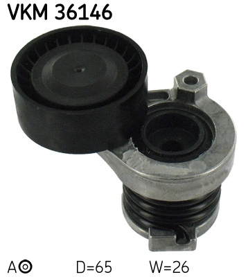 Tensioner Pulley, V-ribbed belt (VKM 36146)