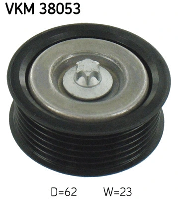Deflection/Guide Pulley, V-ribbed belt (VKM 38053)