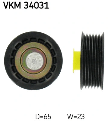 Deflection/Guide Pulley, V-ribbed belt (VKM 34031)