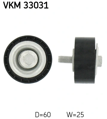 Deflection/Guide Pulley, V-ribbed belt (VKM 33031)
