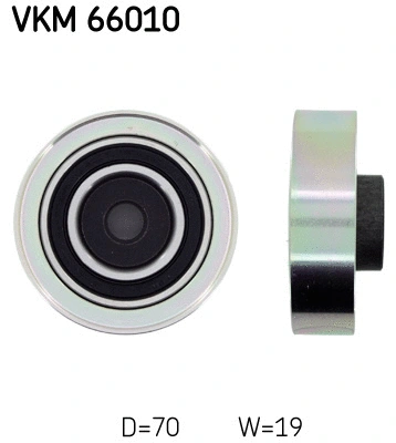 Deflection/Guide Pulley, V-ribbed belt (VKM 66010)
