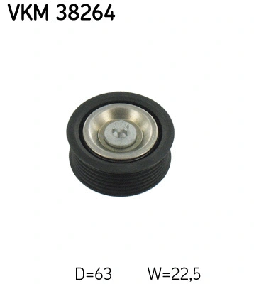 Deflection/Guide Pulley, V-ribbed belt (VKM 38264)