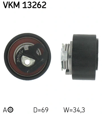 Tensioner Pulley, timing belt (VKM 13262)