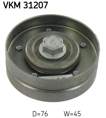 Deflection/Guide Pulley, V-ribbed belt (VKM 31207)