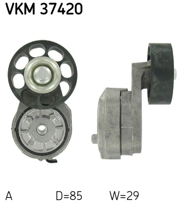 Tensioner Pulley, V-ribbed belt (VKM 37420)