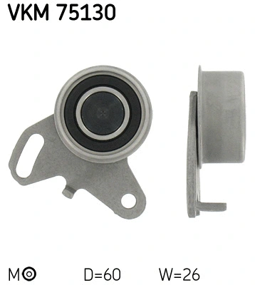 Tensioner Pulley, timing belt (VKM 75130)
