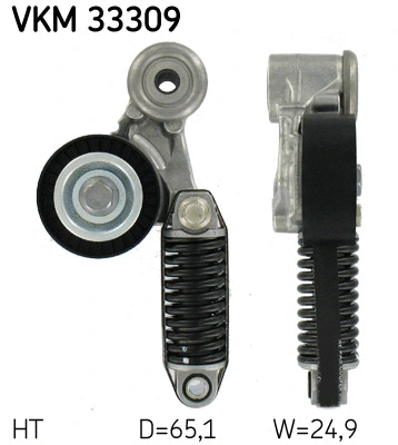 Tensioner Pulley, V-ribbed belt (VKM 33309)