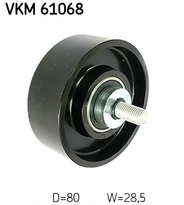 Deflection/Guide Pulley, V-ribbed belt