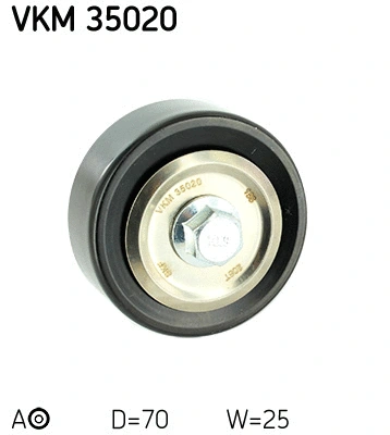Deflection/Guide Pulley, V-ribbed belt