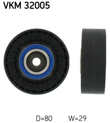 Deflection/Guide Pulley, V-ribbed belt (VKM 32005)