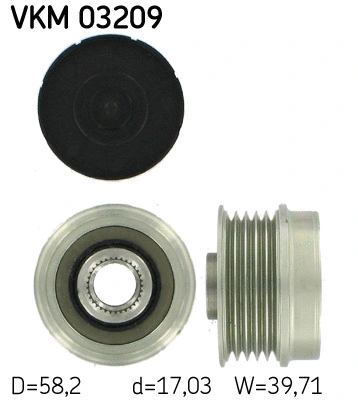 Alternator Freewheel Clutch (VKM 03209)