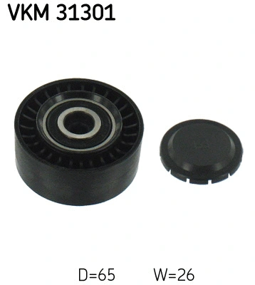 Deflection/Guide Pulley, V-ribbed belt (VKM 31301)