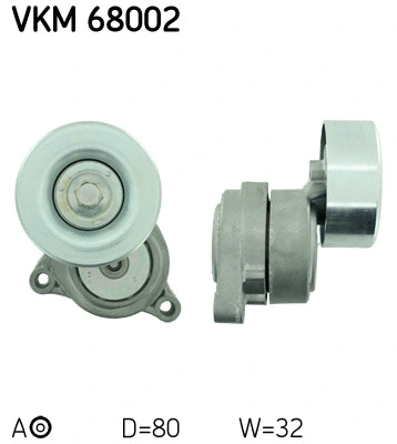 Tensioner Pulley, V-ribbed belt (VKM 68002)