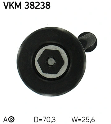 Tensioner Pulley, V-ribbed belt