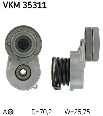 Tensioner Pulley, V-ribbed belt (VKM 35311)