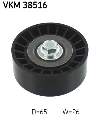 Deflection/Guide Pulley, V-ribbed belt (VKM 38516)
