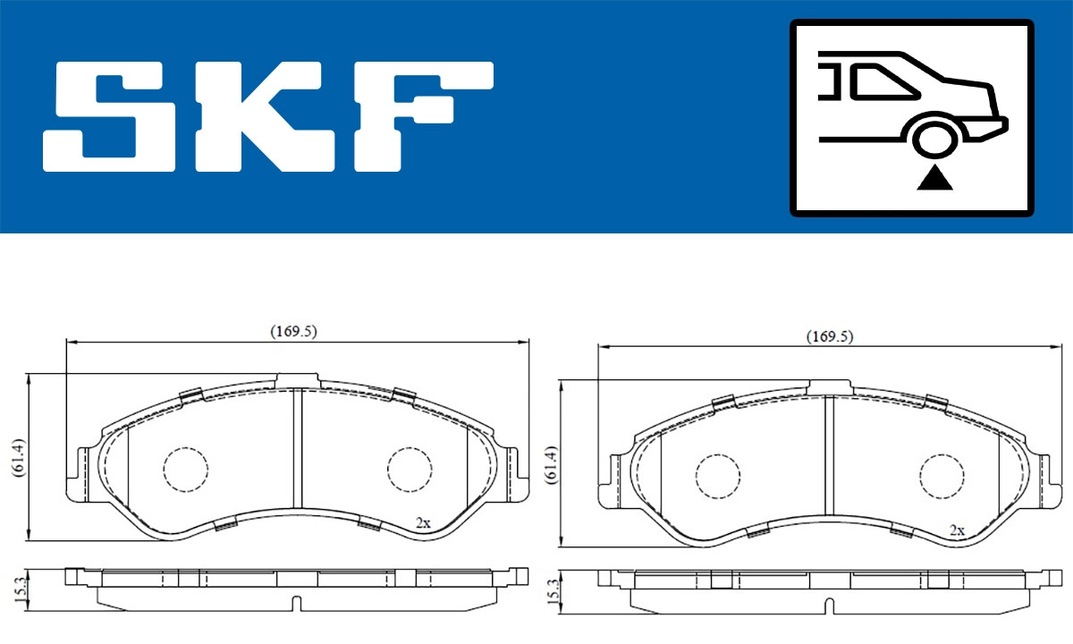 Brake Pad Set, disc brake (VKBP 90221)
