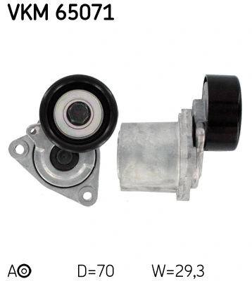 Tensioner Pulley, V-ribbed belt (VKM 65071)