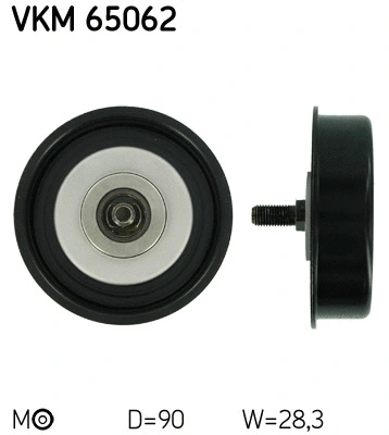 Tensioner Pulley, V-ribbed belt (VKM 65062)