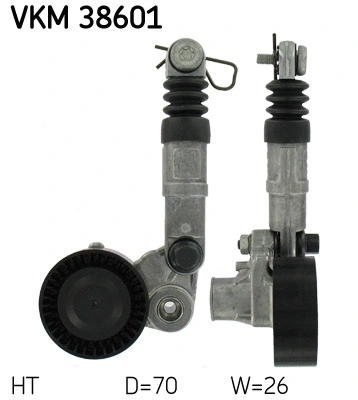 Tensioner Pulley, V-ribbed belt (VKM 38601)