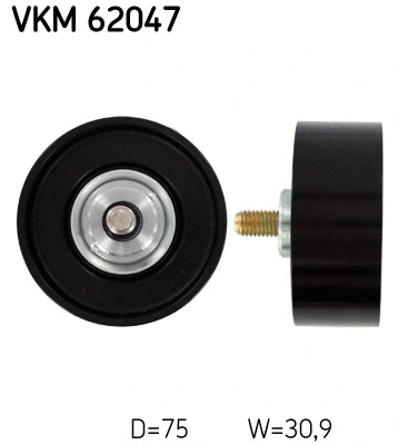 Deflection/Guide Pulley, V-ribbed belt (VKM 62047)