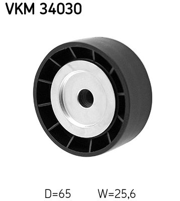 Deflection/Guide Pulley, V-ribbed belt