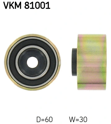 Deflection/Guide Pulley, timing belt (VKM 81001)