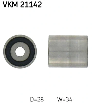 Deflection/Guide Pulley, timing belt (VKM 21142)