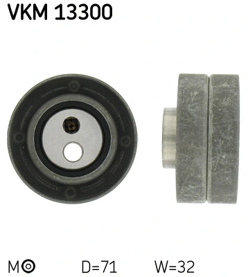 Tensioner Pulley, timing belt (VKM 13300)