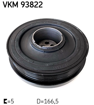 Belt Pulley, crankshaft (VKM 93822)