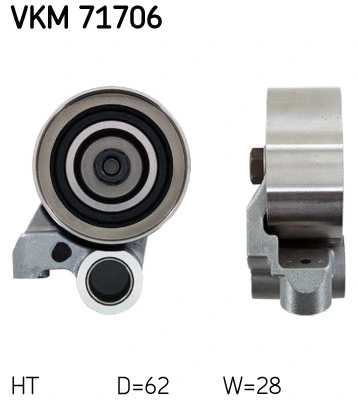 Tensioner Pulley, timing belt (VKM 71706)