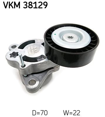 Tensioner Pulley, V-ribbed belt (VKM 38129)