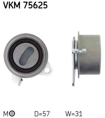 Tensioner Pulley, timing belt (VKM 75625)