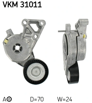 Tensioner Pulley, V-ribbed belt (VKM 31011)